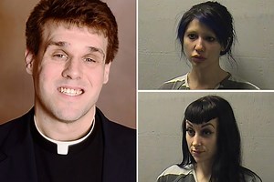 Filthy priest caught having sex on altar with corset-clad dominatrices, cops say