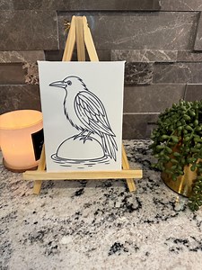Paint and Create Canvas Kits | Crow - Etsy UK
