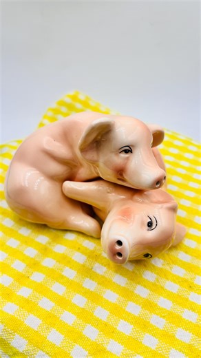 Abbott Ceramic Pigs Salt and Pepper Shakers Made in Japan Collectible. Imported Exclusively by Abbott. - Etsy