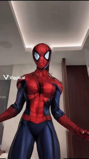 A female Spider-Man is dancing.🌺