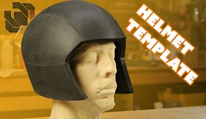 Basic EVA Foam Costume Helmet Template Tutorial