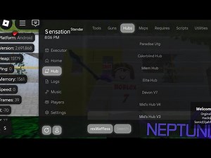 Sensation Hub Script Require SS 🔥 | Codex Executor 🤑 | rex #roblox #fullscript #robloxedit #xddddddd