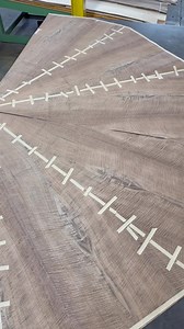 7.6K views · 19 reactions | Introducing our grandest creation yet: an 11-foot Claro Walnut round table boasting a breathtaking sunburst design. Carefully handcrafted, this masterpiece showcases a meticulous selection of individual veneer pieces, thoughtfully arranged to form a seamless and harmonious composition that exudes an air of elegance and sophistication. | GL Veneer, Inc. | Facebook