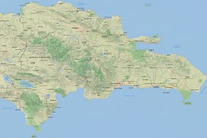Republica Dominicana Mapa Fisico