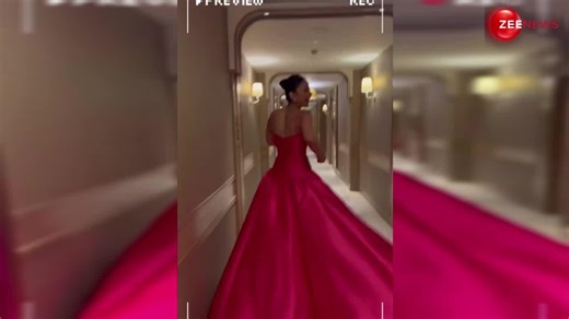 रेड गाउन पहनकर भागी-भागी फिर रहीं Rakul Preet Singh, लोग बोले-लाल परी लग रही हो
