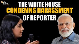 29K views · 1.2K reactions | The #WhiteHouse has strongly condemned the harassment of the Wall Street Journal journalist #SabrinaSiddiqui who questioned Indian Prime Minister #NarendraModi about human rights, democracy and free speech during a rare press conference at the White House last week. Shortly after, the journalist was subject to online abuse and harassment. Read More: https://tinyurl.com/ys3vza82 | The Quint | Facebook