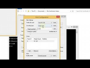 Camstudio Xvid Video Codec Quality Test