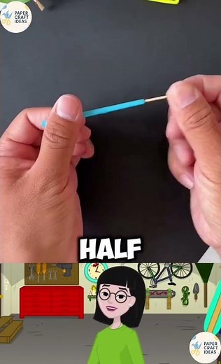 Tiny but Genius! 🤯 Make Your Own Mini Snack Clip Using Paper & Toothpicks