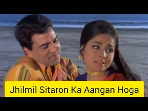 Jhilmil Sitaron Ka Aangan Hoga - Jeevan Mrityu (1970) Dharmendra, Rakhi, Md.Rafi, Lata Mangeshkar