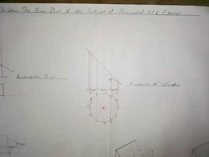 To Draw the True Shape of the Section of Truncated Solid Figures