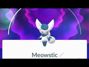 Pokemon GO Meowstic Female Pokedex 360 Degree View