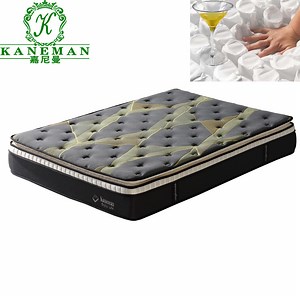 [Hot Item] 12 Inch Bamboo Charcoal Latex Foam Spring Mattress-Bedroom Mattress