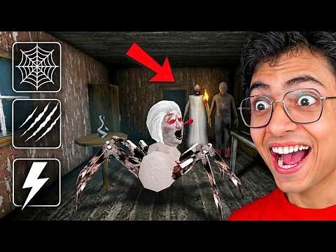 Playing Granny As Spider Mom in GRANNY 1 Mod Menu😱
