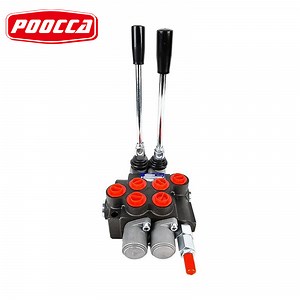 [Hot Item] Hydraulic Directional Control Valve 40L/Min 2 Spools Valve 2p40 Hydraulic Monoblock Directional Control Valve