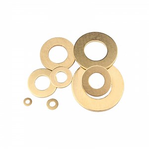 [Hot Item] in Stock Factory Custom Wholesale Copper Brass Plain Washer Round Flat Washers