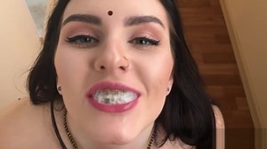 Desi Indian Bhabhi Blowjob & Cumplay for Devar(Sideway View-Requested)-IMWF