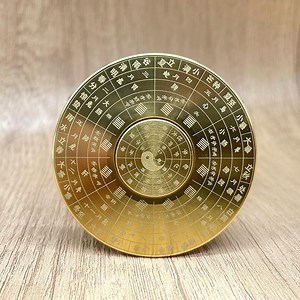 Brass Feng Shui Spinner – Taoist Compass Fidget Toy With Bagua & Yin Yang – Chinese Cultural Desk Decor for Meditation and Balance - Etsy UK