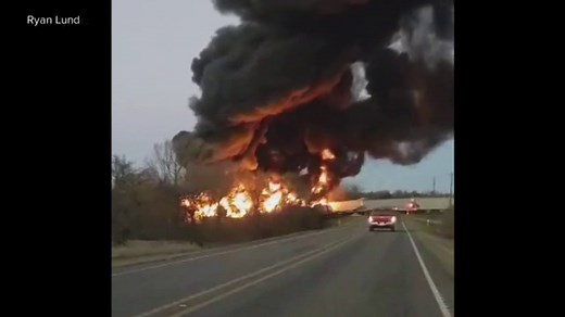 Train collision in Cameron, Texas