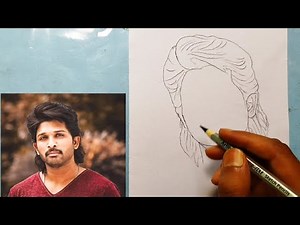 Allu Arjun drawing step by step/ allu arjun easy drawing
