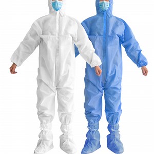 [Hot Item] Bata de Aislamiento Médica Quirúrgica Estéril Impermeable SMS/PPE/CPE/PP Scrub/ Ropa Protectora Traje Overoles Bata de Aislamiento para Hospitales Clínicas