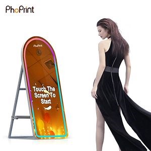 [Hot Item] Phoprint Hot Sale Vintage Wedding Magic Mirror Photo Booth with Camera