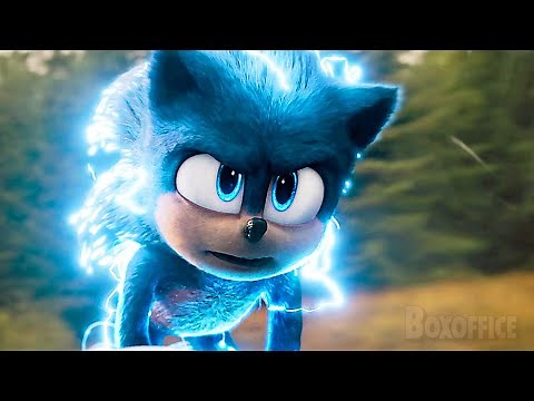 Tous les moments où Sonic va SUPER VITE (Sonic 1 & 2 Meilleures scènes) ⚡ 4K