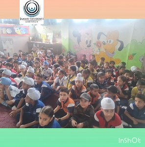 Kargil Vijay Diwas in India marks the valour and victory of the Indian Armed Forces in the Kargil War of 1999, honouring the bravery and sacrifices of the soldiers who defended the nation's sovereignty. The recapture of strategic heights in the Kargil sector symbolized India's commitment to protecting its territory. To commemorate this event, a poem recitation competition for students was held. Young participants from classes 1 and 2 expressed their respect for the war heroes through poems, usin