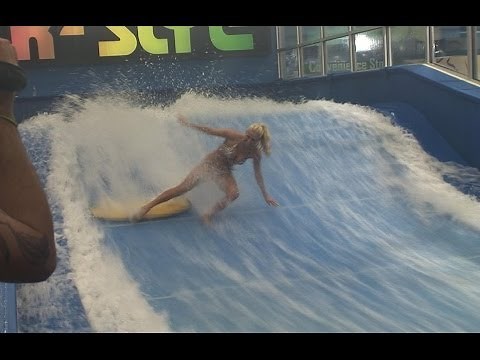 Bikini Surfing Wipeout
