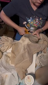 Styrofoam cone and some muslin and lace to make a cute angel | Hummingbird paintery