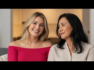 She Never Expected to Fall for Her Stepmother | Lesbian Kissing Video