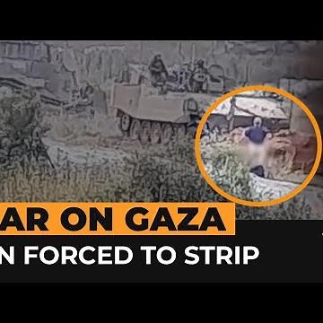 Video shows Palestinian man forced to strip by Israeli soldiers | Al Jazeera Newsfeed