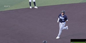 Ivan Melendez launches his 8th homerun of the season