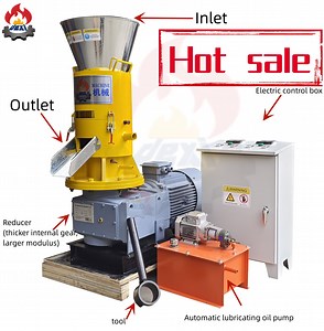[Hot Item] CE Sawdust Biomass Pellet Making Machine Wood Straw Rice Husk Solid Fuel Pellet Press Mini Wood Pelletizer Machine