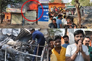7K views · 219 reactions | FIRE BROKE OUT AT LINGESHWAR AUTOMOBILES AND SERVICE CENTRE NEAR NEHRU GUNJ KALABURAGI | GulbargaTimes | Facebook