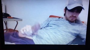 Straight chav lad edging his thick cock