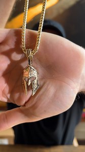 Carry the spirit of Sparta wherever you go. The Spartan Pendant in 14k gold over brass is your daily reminder to stand strong, fight hard, and prevail. Whether overcoming challenges or celebrating victories, this piece is a powerful talisman for those who value courage and honor. Wear the symbol of greatness. Order now. Visit www.proclamationjewelry.com #proclamationjewelry #spartanpendant #menspendants #warriorspirit #goldpendant #masculinestyle #personalstyle #finejewelryformen #symbolicjewelr