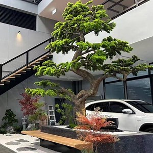 [Hot Item] Large Outdoor Artificial Pine Bonsai Tree Festive Displays Christmas
