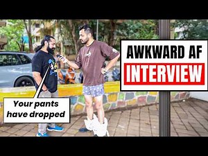 Stripping amid Street Interview | Pants Dropped | Hilarious Reactions | Because Why Not