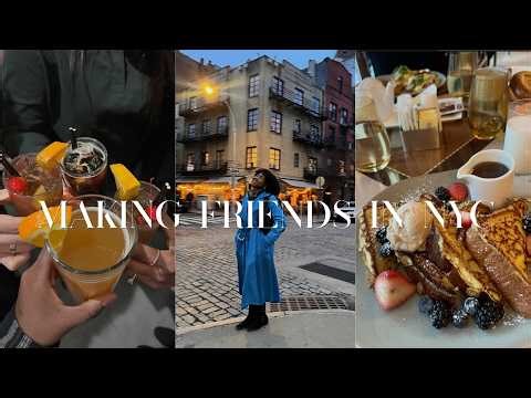 NYC Vlog | LESBIAN COUPLE date + Making friends in your THIRTIES