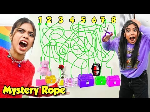 Don't Cut ✂️ the wrong Rope Challenge!😱 *Mystery Box*