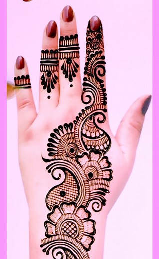 7.4K views · 103 reactions | Latest Beautiful Backhand Mehndi design | Mehndi Design | Facebook