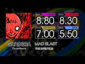 【GITADORA】 MAD BLAST (EXTREME ~ BASIC) Drum