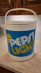 Vintage 1980s Pepsi Light Cooler, Retro Pepsi Cooler, Pepsi Light, Vintage Pepsi Cooler