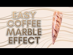 Easy Marble Effect using Nude Gel Polish 💅