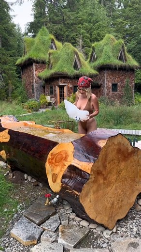 18K views · 1K reactions | How to do contrast hydrotherapy in the spruce tubs we made. | Man in Jungle | Facebook