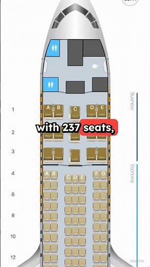 Mongolian Airlines' Boeing 767-300ER Seat Map