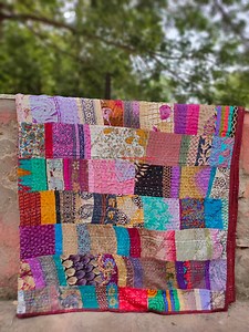 Bohemian Patchwork Quilt Kantha Quilt Handmade Vintage Quilts Boho King Size Bedding Throw Blanket Bedspread Quilting Hippie Quilts for Sale - Etsy
