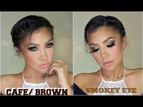 AHUMADO en CAFE / Brown Smokey Eye Makeup Tutorial | auroramakeup