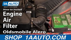 How To Replace Engine Air Filter 1999-2004 Oldsmobile Alero