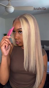 This is A WIG and you can’t even tell! The hairline goes crazy! 10/10! No complaints! 🔥🙌 Hair info: Pure-Luxe Blonde Highlights Light Color P10/613 Straight Pre-Cut 13x6 Lace Glueless Wig 💕Limited Stock Zone丨$149=2 Wigs ✈️𝟒 𝐃𝐚𝐲𝐬 𝐅𝐫𝐞𝐞 𝐒𝐡𝐢𝐩𝐩𝐢𝐧𝐠 & 30 Days Free Returns 💖Buy Now Pay Later with 𝐊𝐥𝐚𝐫𝐧𝐚&𝐀𝐟𝐭𝐞𝐫𝐩𝐚𝐲 * * #wigforsale #arabellahair #straightwigs #honeycolorwigs #ashcolorwig #prettygirl #hairtrend #hairdo #hairinstall #hdlacewig #wigstyling #blackgirlmagic #ho